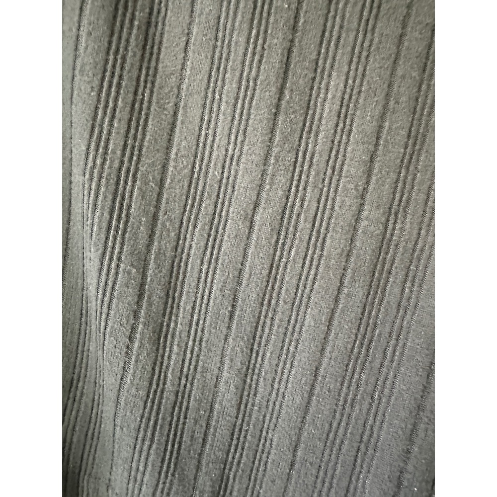 SHEIN Curve Ribbed Knit Long Sleeve Top Charcoal Grey Oversized Crew‎ Neck 2XL - Picture 3 of 5